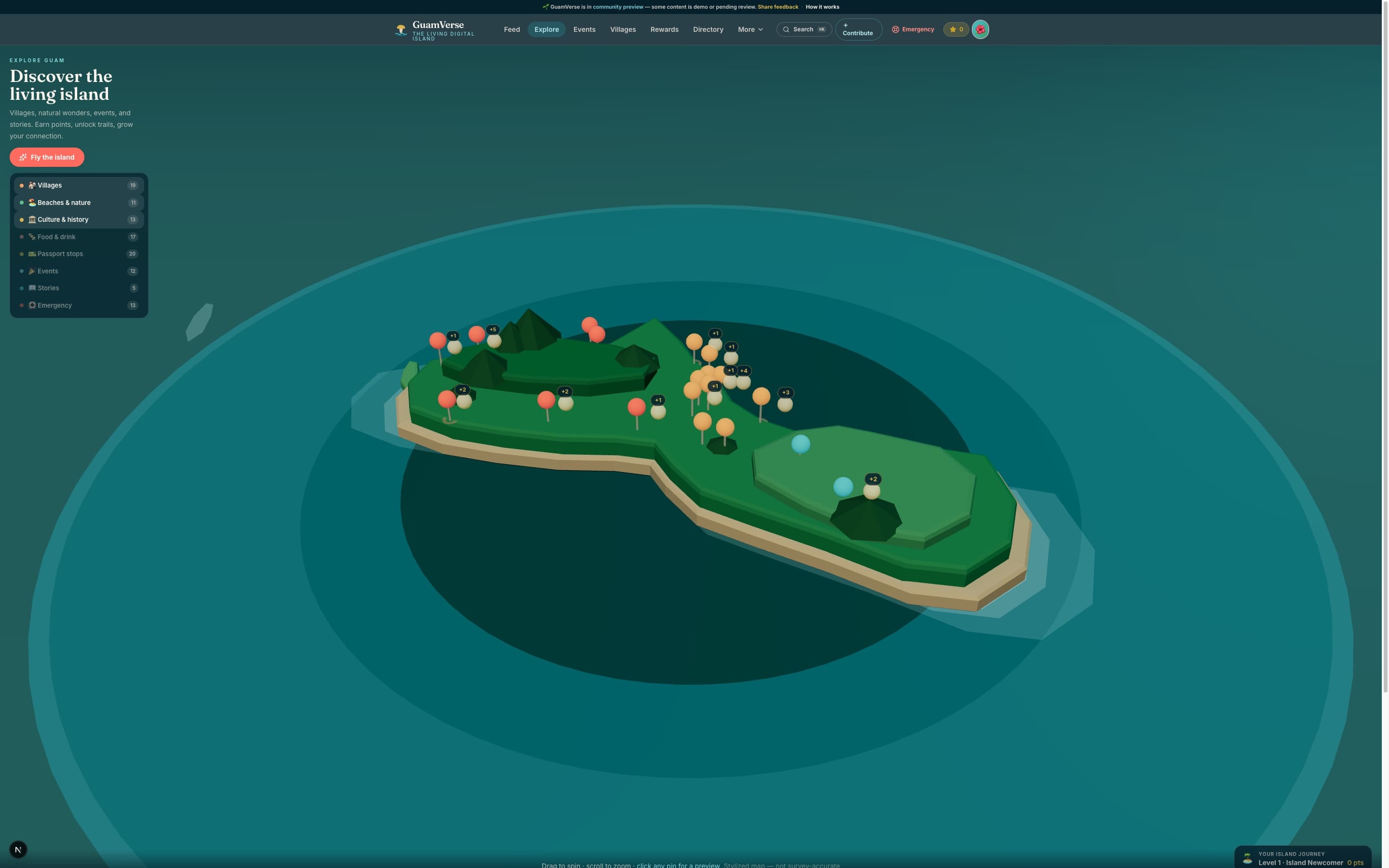 GuamVerse: product screenshot
