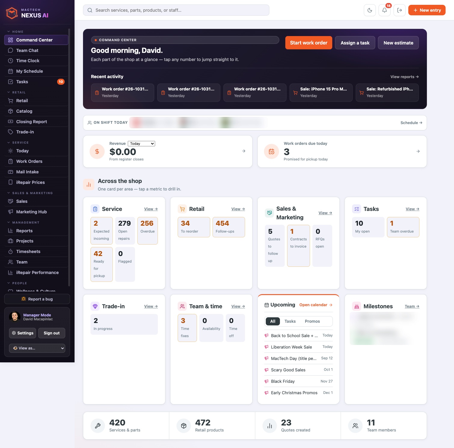 MacTech NEXUS: product screenshot