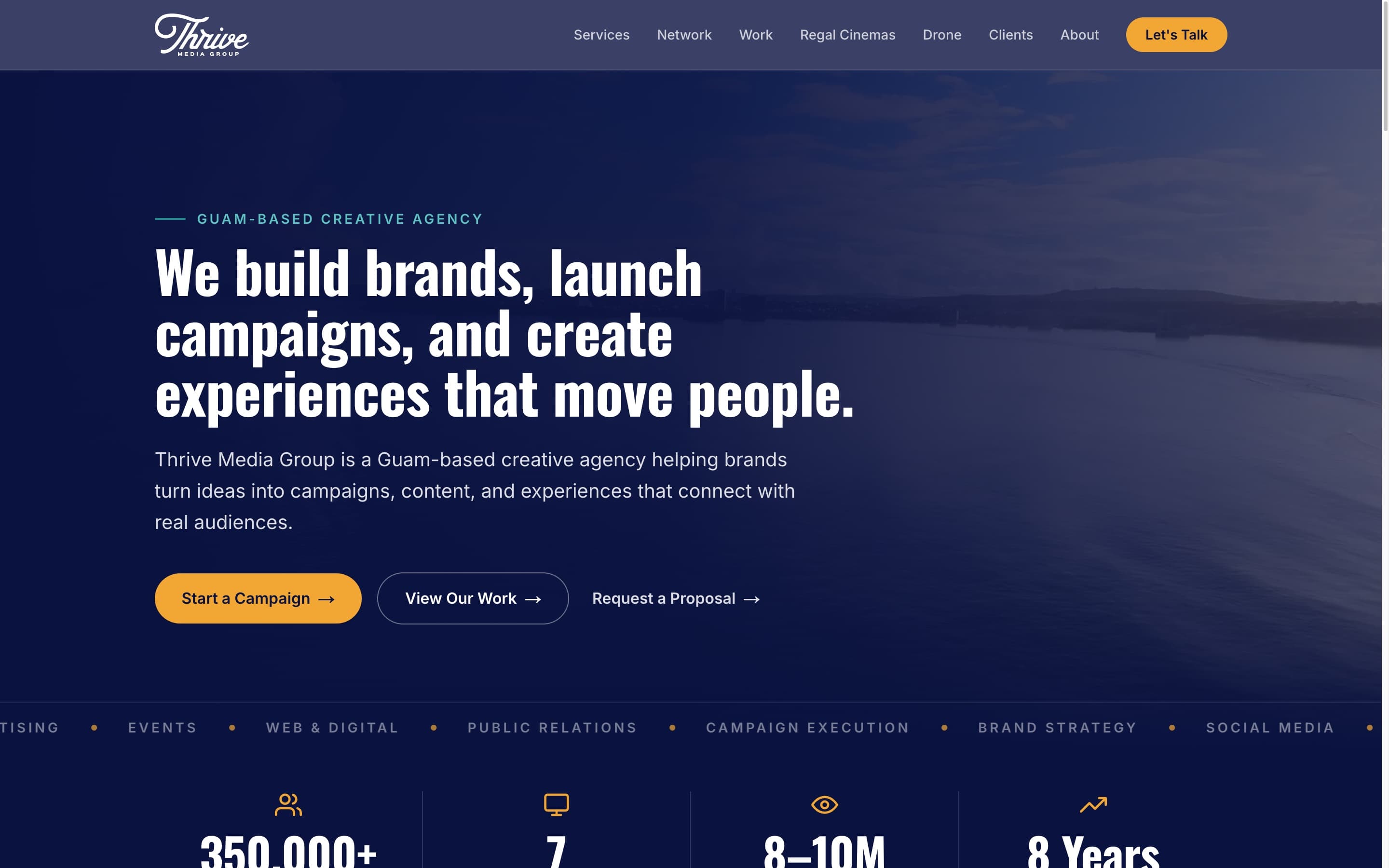 Thrive Media: product screenshot